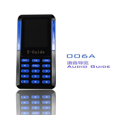 006A 소형 여행 안내 오디오 시스템 8 언어 박물관을 위한 소형 디지털 방식으로 오디오 가이드